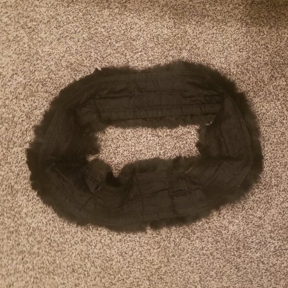 Rabbit fur infinity scarf - Picture 2 of 5